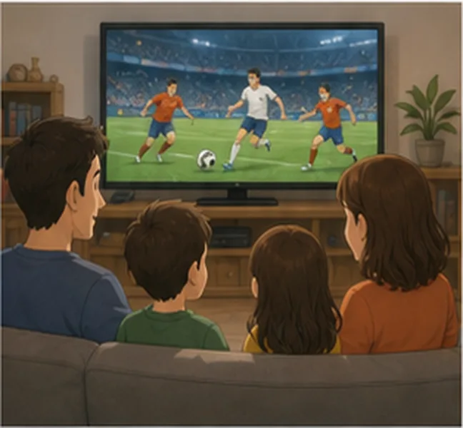 a football match