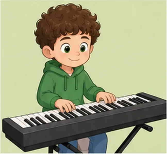 the keyboard