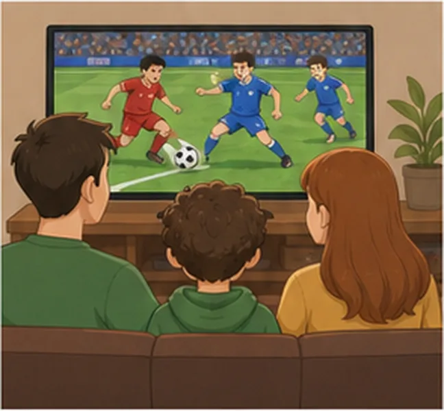 a football match