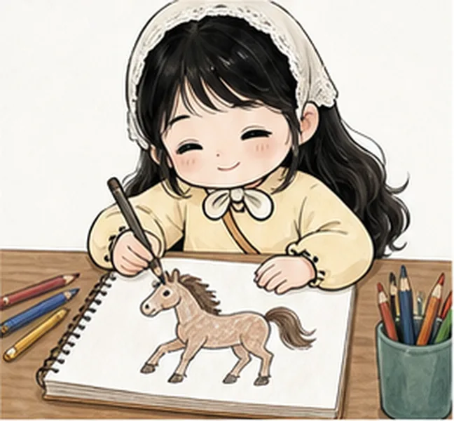 a horse
