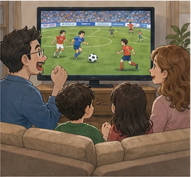 a football match