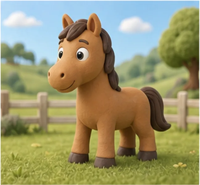 a horse