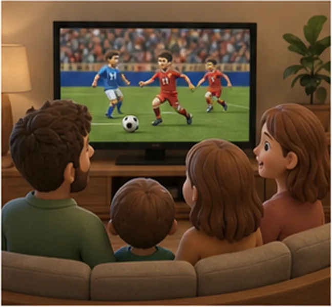 a football match