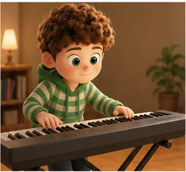 the keyboard