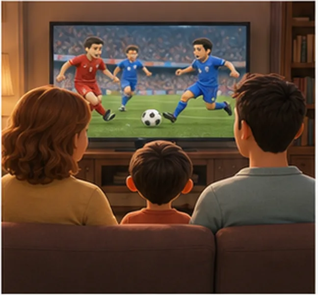 a football match