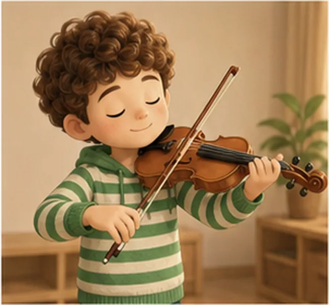 the violin