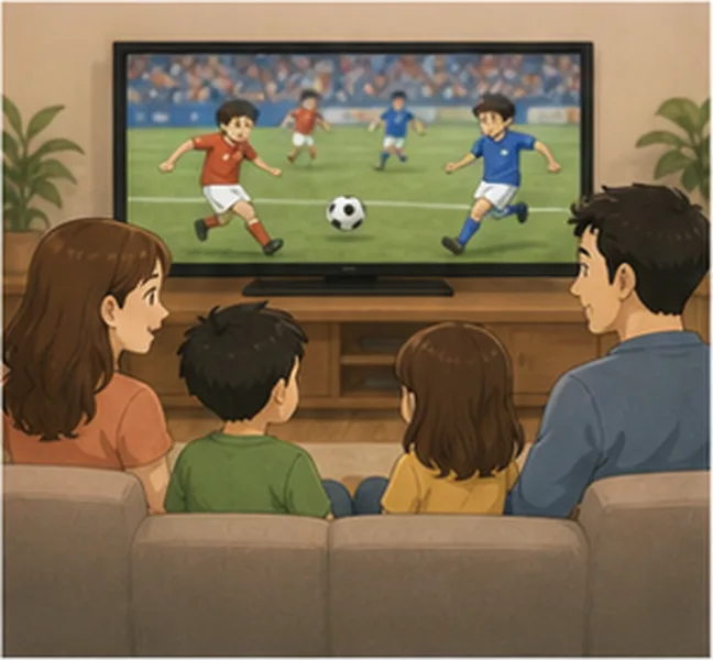 a football match