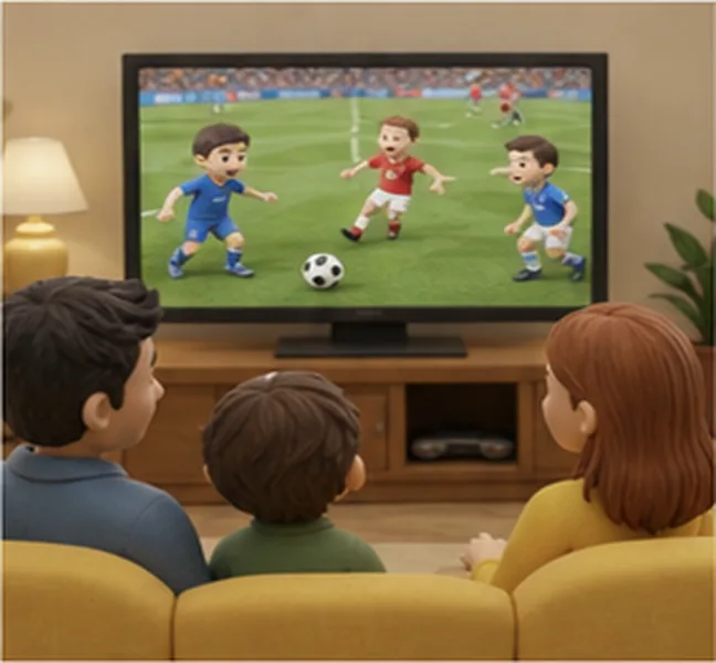 a football match