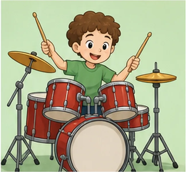 the drums