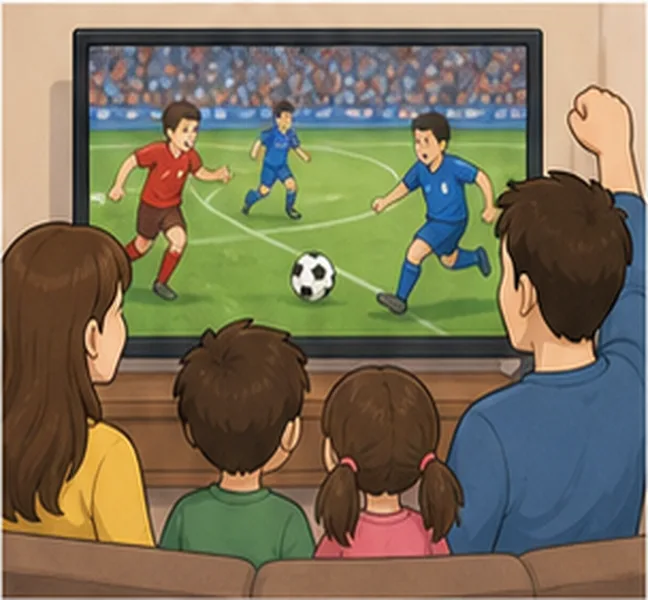 a football match