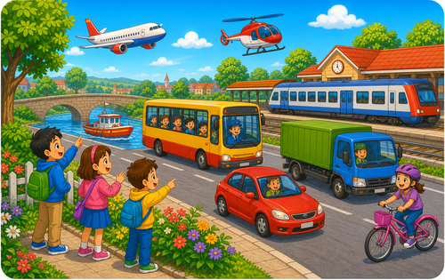Vehicles in Town