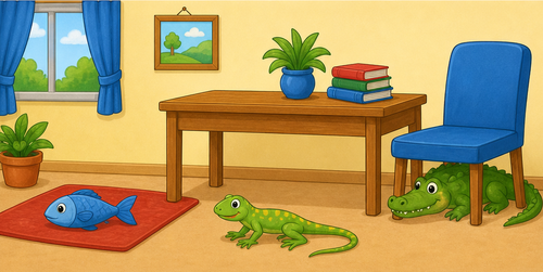 Room animal positions
